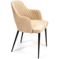 TetChair Valkyria mod. 711 (бежевый barkhat 5/черный) Image #2