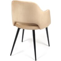 TetChair Valkyria mod. 711 (бежевый barkhat 5/черный) Image #4