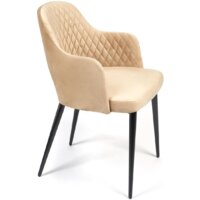 TetChair Valkyria mod. 711 (бежевый barkhat 5/черный) Image #3