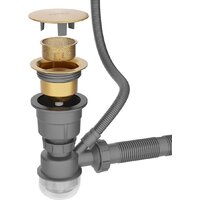 Roxen Simple 560220-50G-V золото/текстурная PVD покрытие (с коландером и дозатором) Image #16