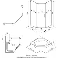 Triton Дека-Блэк 100х100 (без поддона) Image #11