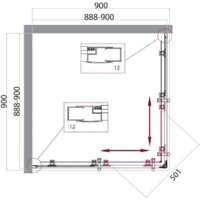 BelBagno UNO-195-A-2-90-CH-CR Image #5