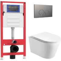 Oliveeka OL-MQ-003 + OL-6016 + OL-R22-BGM (матовый оружейный металл)