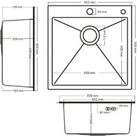 Schtoff Best Decor Silver 5550 + коландер KR-1 GREY + дозатор SD-1 SILVER Image #5