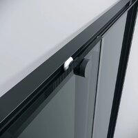 Grossman Galaxy 90x80x195 300.K33.01.9080.21.10 (черный матовый/тонированное стекло) Image #5