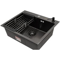 ARFEKA ECO AR мойка 600*500, коландер, дозатор BLACK Image #1