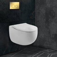 Roxen Egg в комплекте с инсталляцией StounFix Dual Fresh 6 в 1 968031 (кнопка: золото глянцевое ) Image #9