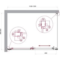 BelBagno LUCE-AH-1-120/90-C-Cr Image #6