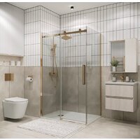 Grossman Classic 120x80x195 120.K33.04.1280.32.00 (золото сатин/прозрачное стекло) Image #6