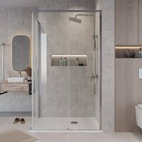 Grossman Galaxy 90x70x195 300.K33.01.9070.10.00 (хром/прозрачное стекло) Image #7