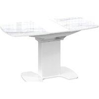 Трия Портофино СМ(ТД)-105.01.11(1) (белый глянец/стекло белый мрамор) Image #6