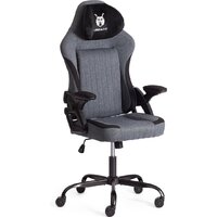 TetChair iWolf (ткань, черный/серый)