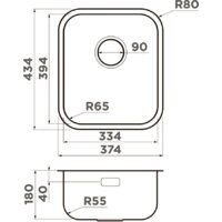Omoikiri Omi 38-U/I-IN 4997435 (нержавеющая сталь) Image #2
