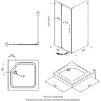 Triton Терра Голд 90х90 (с поддоном) Image #12