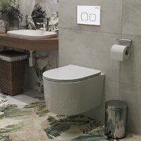 Roxen Simple Compact в комплекте с инсталляцией StounFix Dual Fresh 6 в 1 916803 (кнопка: белый глянец) Image #11
