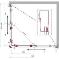 BelBagno UNO-195-AH-2-120/100-CH-CR Image #5