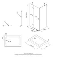 Triton Брава Хром 120х80 (прозрачное стекло) Image #2