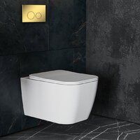 Roxen Cube в комплекте с инсталляцией StounFix Dual Fresh 6 в 1 968014 (кнопка: золото глянцевое ) Image #10