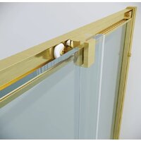 Grossman Cosmo 80x80x195 300.K33.02.8080.32.00 (золото сатин/прозрачное стекло) Image #5