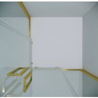 Grossman Cosmo 80x80x195 300.K33.02.8080.32.00 (золото сатин/прозрачное стекло) Image #6