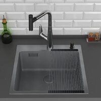 Roxen Snake 560220-45-BS PVD графит/текстурная поверхность (с ролл-матом и дозатором) Image #4