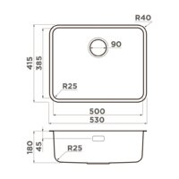 Omoikiri Omi 53-U/I-LG Ultra (светлое золото) Image #2