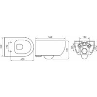 Berges Wasserhaus Ego XL Rimless 082040 Image #8