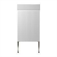 Wellsee Тумба под умывальник 3 в 1 WC Area 221801003 (тумба/матовый белый, раковина/глянцевый белый, ножки/нержавеющая сталь) Image #2