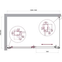 BelBagno LUCE-AH-1-130/80-C-Cr Image #6