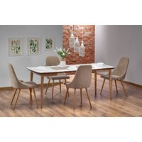 Halmar Barret 90/190x80 (белый/дуб)