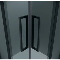 Grossman Cosmo 80x80x195 300.K33.02.8080.21.10 (черный матовый/тонированное стекло) Image #3