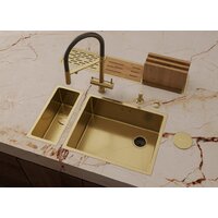 Omoikiri Taki 54-U/IF Side SF LG (светлое золото) Image #3