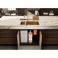 Omoikiri Taki 54-U/IF Side SF LG (светлое золото) Image #4