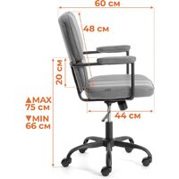 TetChair Alpha (иск. кожа, коричневый) Image #15