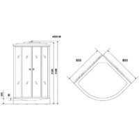 Niagara NG-4503-14 80x80 (мозаика стекло) Image #2