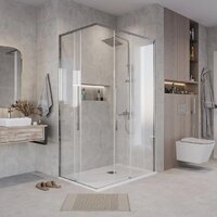 Grossman Galaxy 100x80x195 300.K33.01.1080.10.00 (хром/прозрачное стекло) Image #4