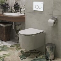 Roxen Simple Compact в комплекте с инсталляцией StounFix Dual Fresh 6 в 1 906789 (кнопка: белый глянец) Image #15