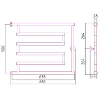 Сунержа High-Tech model "L+" 500х650 30-4052-5065 Image #3