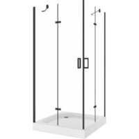 Niagara NG-6813-08 90x90x195 (черный/прозрачное стекло)