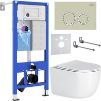 Roxen Vortex в комплекте с инсталляцией StounFix Dual Fresh 6 в 1 966303 (кнопка: бежевый) Image #1