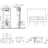 Lavinia Boho Relfix Aveo Rimless 6 в 1 77050213 (белое стекло) Image #15