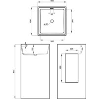 Wellsee Pure BY Wellsee 230712000 (отдельностоящий, без отверстия под смеситель, матовый белый) Image #9
