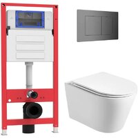 Oliveeka OL-MQ-003 + OL-6016 + OL-E12-BGM (матовый оружейный металл)