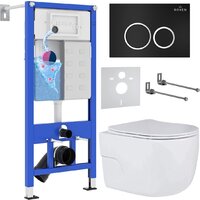 Roxen Porto One Rimless 6 в 1 StounFix Dual Fresh 507197 (кнопка: черный матовый) Image #1