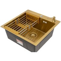 ARFEKA ECO AR мойка 500*500, коландер, дозатор GOLD Image #1