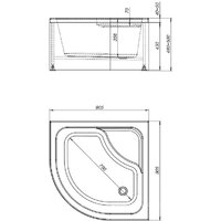 Aquanet Optimal 90х90x48 293351 Image #12