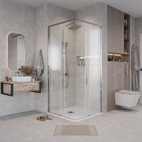 Grossman Galaxy 90x90x195 300.K33.01.9090.10.02 (хром/шиншилла стекло) Image #8