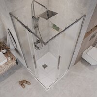 Grossman Galaxy 90x90x195 300.K33.01.9090.10.02 (хром/шиншилла стекло) Image #9