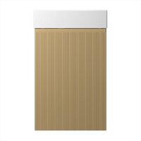 Wellsee Тумба под умывальник 2 в 1 WC Area 221803001 (тумба/матовый бежевый, раковина/глянцевый белый, без ножек) Image #2