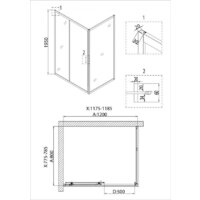 Niagara NG-6812-08 120x80x195 (черный) Image #4